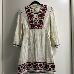 Lucky brand linen dress sz xs